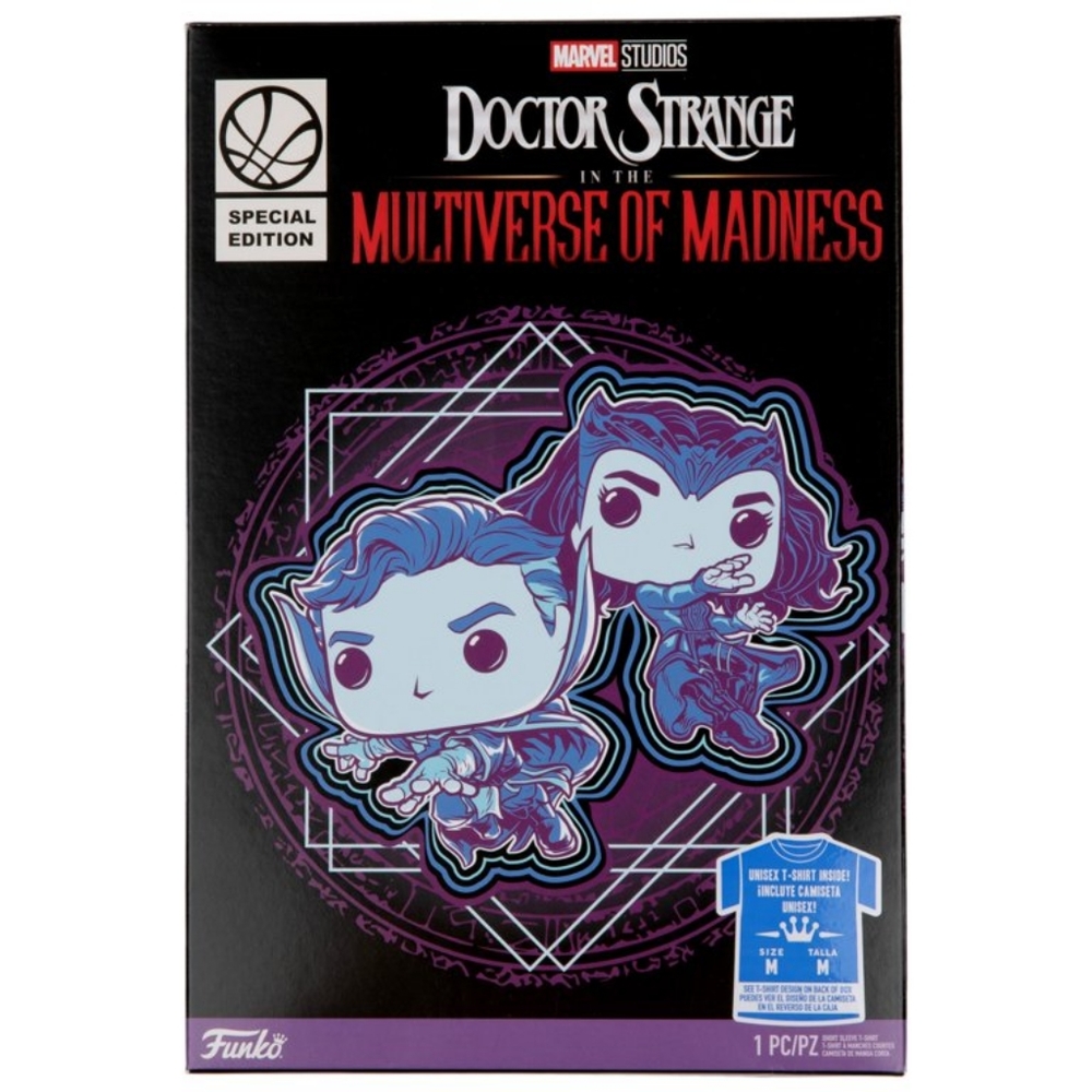 Doctor Strange in the Multiverse of Madness Adult Boxed Pop! T-Shirt XL - Picture 4 of 16